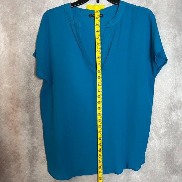 Womens Adrianna Papell Blouse Tunic. Size Medium. Turquoise - Picture 5 of 8